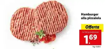 Lidl Lidl Hamburger Alla Pizzaiola offerta