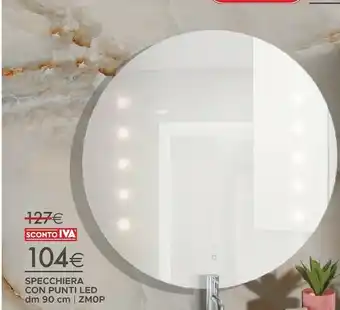 Specchiera Con Punti Led