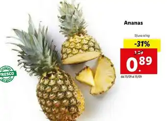 Lidl Lidl Ananas offerta