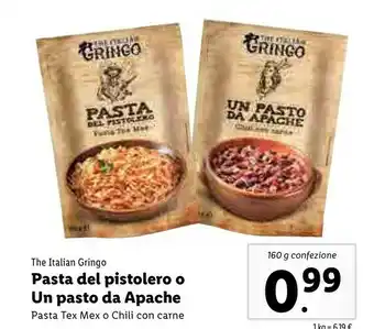 Lidl The italian gringo Pasta Del Pistolero/ Un Pasto Da Apache offerta