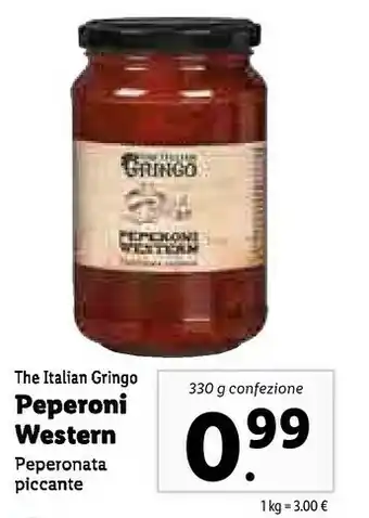 Lidl The italian gringo Peperoni Western offerta