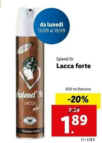Splend'or Lacca Forte