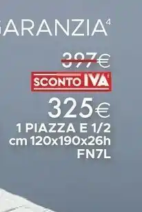 Caleffi Coprimaterasso In Spugna 1 Piazza E 1/2