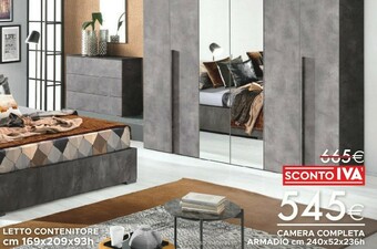 Mondo Convenienza Camera Completa Armadio offerta