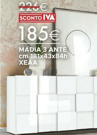 Mondo Convenienza Madia 3 Ante offerta