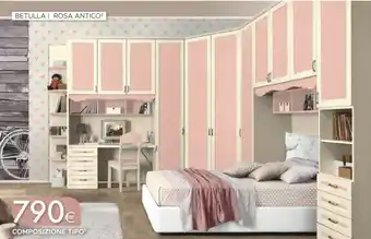 Mondo Convenienza Betulla Rosa Antico Camera Da Letto offerta