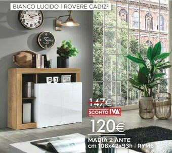 Mondo Convenienza Madia 2 Ante offerta