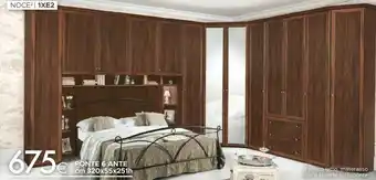 Mondo Convenienza Noce Ponte 6 Ante Cm 320x55x251h offerta