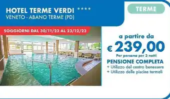 MD Discount HOTEL TERME VERDI offerta