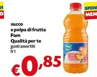 Pam Pam & Panorama - Succo E Polpa Di Pera 1000 G(ml) offerta