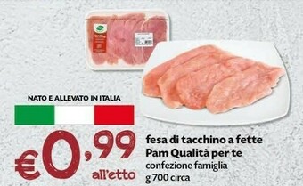 Pam Pam - Fesa Di Tacchino A Fette offerta