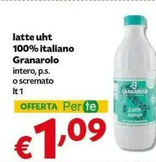Pam Granarolo Latte Fresco Parzialmente Scremato offerta