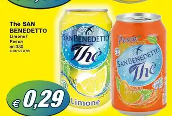 Prix Quality San Benedetto Thè Al Limone 330 G(ml) offerta