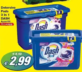 Dash Detersivo Pods 3 In 1