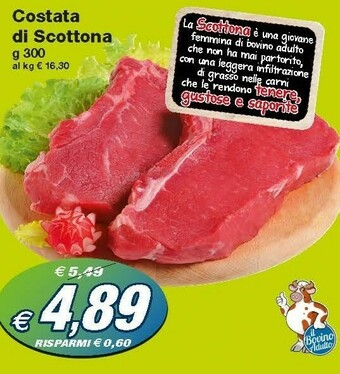 Prix Quality Costata Di Scottona offerta