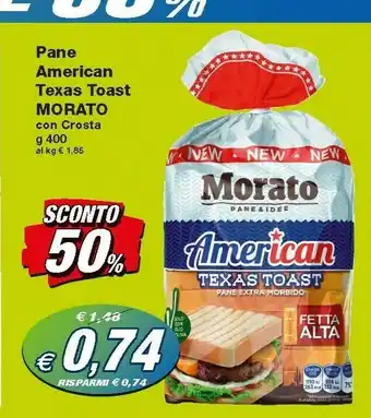 Prix Quality Morato American Texas Toast 400 G(ml) offerta