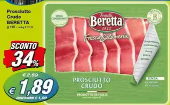 Prix Quality Beretta Prosciutto Crudo offerta