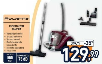 Unieuro Rowenta Aspirapolvere R04873EA offerta