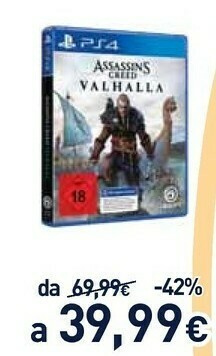 Unieuro Ubisoft Assassin's Creed Valhalla PS4 offerta