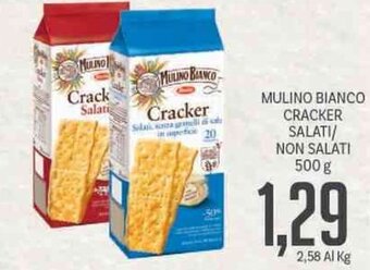 Supermercati Piccolo Mulino Bianco Cracker Salati/Non Salati 500 g offerta