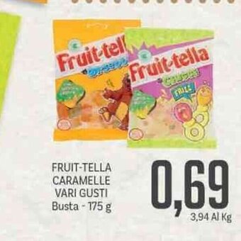 Fruit-Tella Caramelle Vari Gusti Busta - 175 g