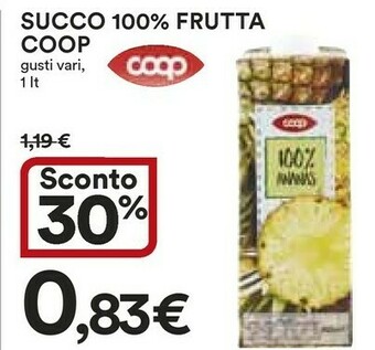 Coop Succhi di frutta offerta