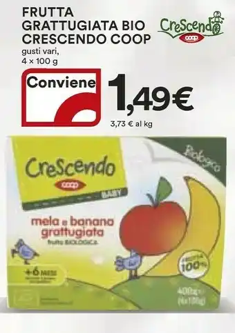 Coop Coop Crescendo Frutta Grattugiata 400 G offerta