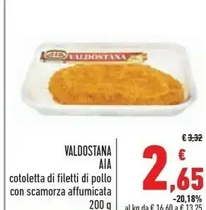 Conad Superstore Aia Valdostana Cotoletta Con Scamorza 200 G(ml) offerta