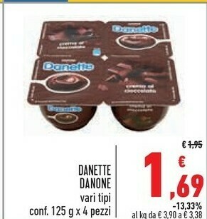 Conad Superstore Danone Danette Vari Tipi offerta