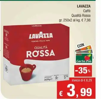Crai Lavazza Lavazza Qualità Rossa 500g offerta