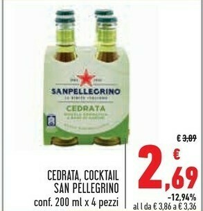 Conad San Pellegrino Cedrata offerta