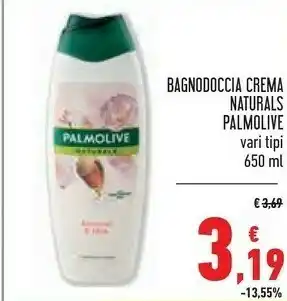 Conad Palmolive NATURALS Docciaschiuma 250 Ml Corpo offerta