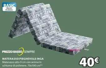 JYSK Inga Materasso Pieghevole offerta