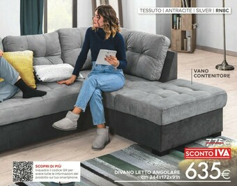 Mondo Convenienza Divano Letto Angolare offerta