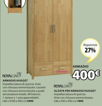 JYSK Armadio offerta