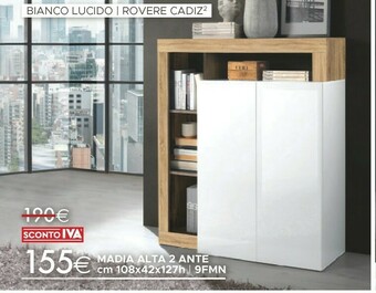 Mondo Convenienza Madia Alta 2 Ante offerta