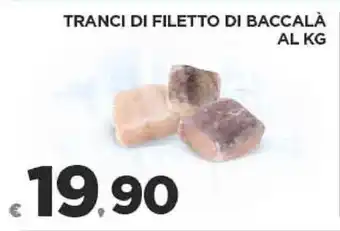 Deco Supermercati TRANCI DI FILETTO DI BACCALÀ offerta