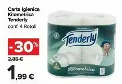 Carrefour Market Tenderly Carta igienica offerta