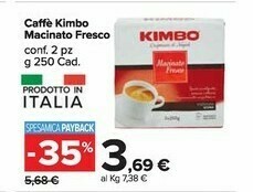 Carrefour Market Kimbo Caffè offerta