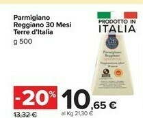 Carrefour Market Parmigiano reggiano Parmigiano offerta