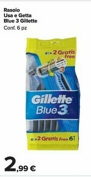Carrefour Gillette Rasoio offerta