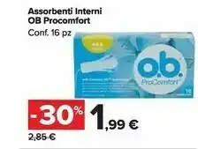 Carrefour Assorbenti interni offerta