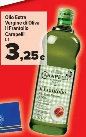 Carrefour Carapelli Olio extravergine di oliva offerta
