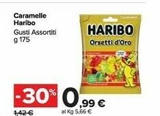 Carrefour Haribo Caramelle offerta
