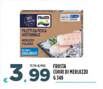 Deco Supermercati FROSTA CUORI DI MERLUZZO G 340 offerta