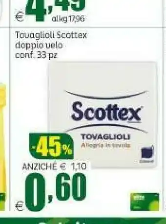 Elite Scottex Tovaglioli Doppio Velo offerta
