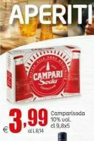 Elite Campari Soda 980 G(ml) offerta