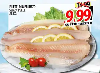 Il Genio Supermercato FILETTI DI MERLUZZO SENZA PELLE offerta