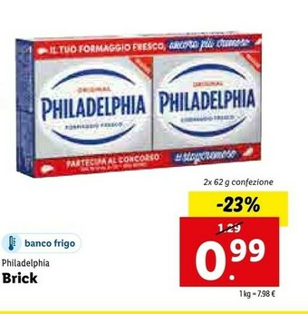 Lidl Philadelphia Brick offerta