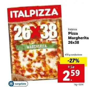 Lidl Italpizza Pizza Margherita offerta